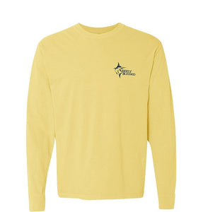 Marlin Mahi Long Sleeve T-shirt in Butter