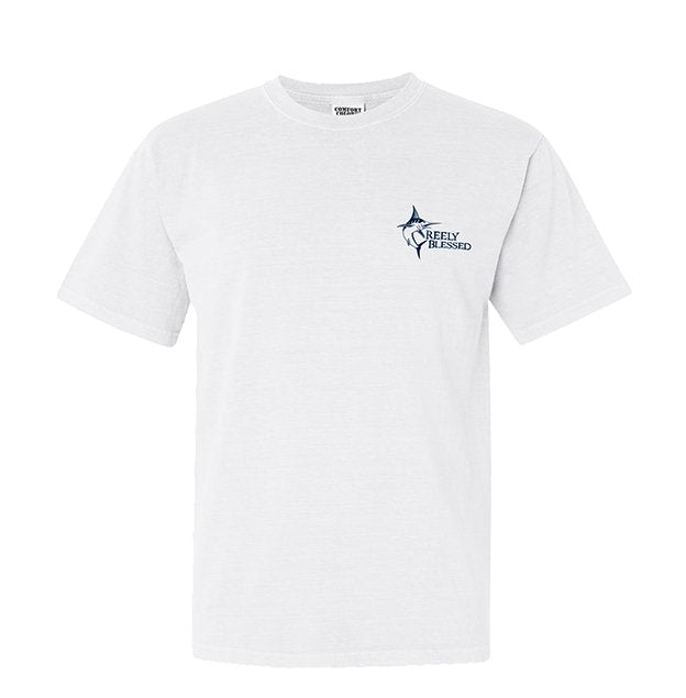 Marlin Mahi Short Sleeve T-shirt in White