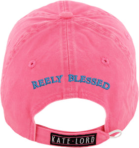 Ladies Reely Blessed Tuna Hat Bubble Gum